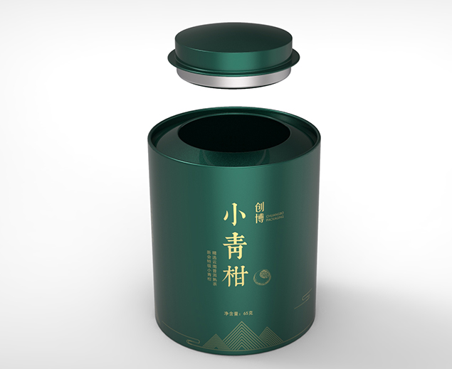 柑普茶包装铁罐