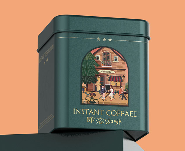 咖啡豆铁罐包装