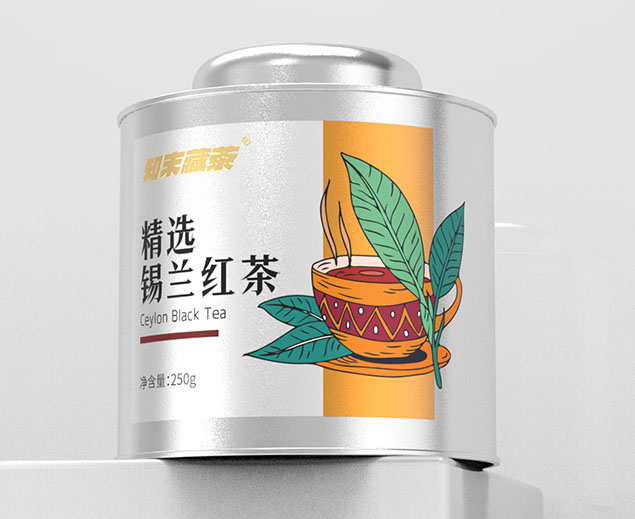 桂花乌龙茶铁罐包装