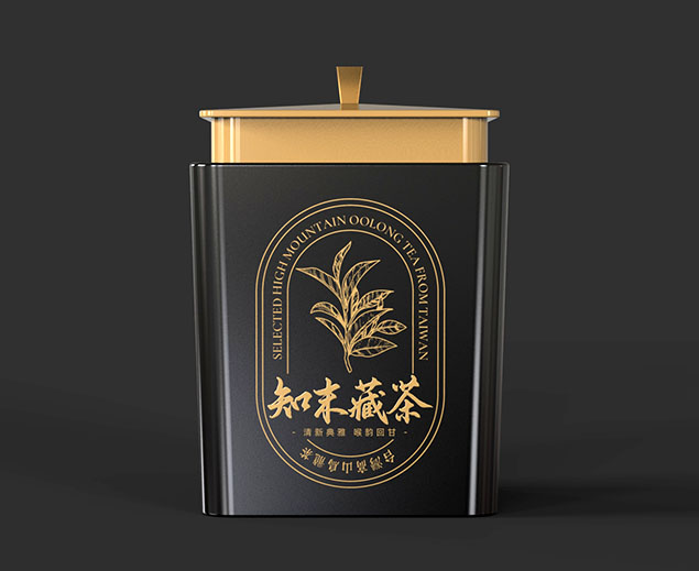 高山乌龙茶铁盒包装